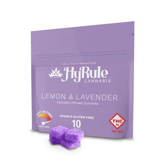 Lemon & Lavender [10pk] (100mg) by HyRule Cannabis