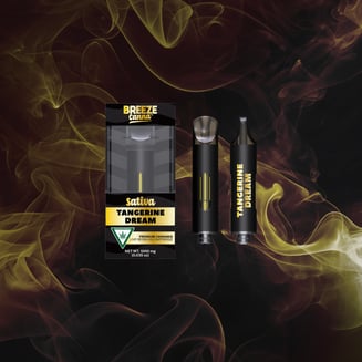 Tangerine Dream - Sativa Live Resin 1g 510 Vape Device — BREEZE Canna by Breeze Canna