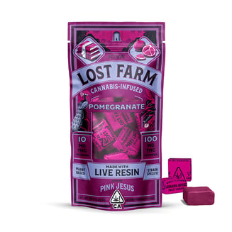 Pomegranate x Pink Jesus [10pk] (100mg) by Lost Farm