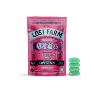 Raspberry x Ice Cream Cake [20pk] (200mg) by Lost Farm
