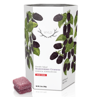 *High Dose* Marionberry Indica Enhanced Gummies | 1000mg by WYLD