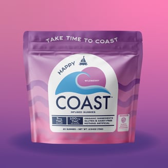 HAPPY I Wildberry I 100MG by Coast Cannabis Co™