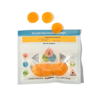 Anytime Pineapple Mango - Stoopid Fruits [10pk] (100mg) by East Light Cannabis