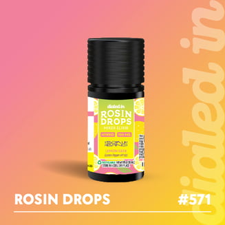 100mg - Lemon Geek - Rosin Drops by Dialed In Gummies