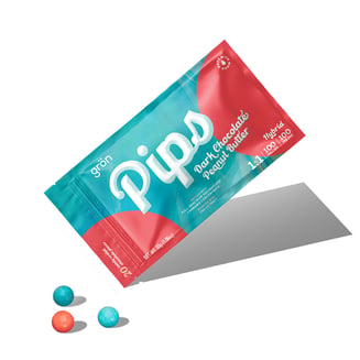 Grön: Dark Peanut Butter Pips