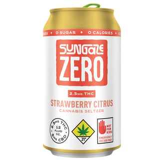 Sungaze Zero: Strawberry Citrus [1pk] (5mg CBD/2.5mg THC)