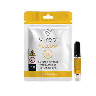 Yellow Distillate Vaporizer Cartridge [1000mg] (GDP) by Vireo