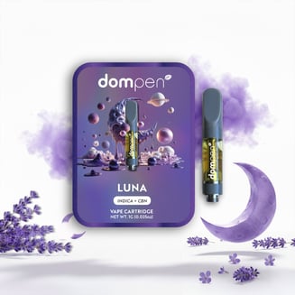 Luna Indica and CBN Cartridge (1g) by Dompen