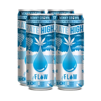 Highdrate Pure Sky Blue Water (Flow) [4pk] (40mg) by Minny Grown