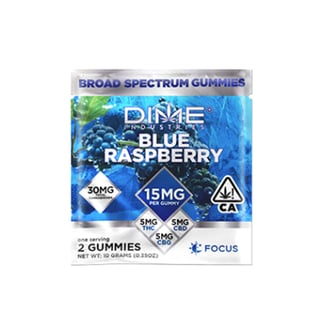 Balanced Line Blue Raspberry "Afternoon" CBG Gummies 2pk by Dime Industries