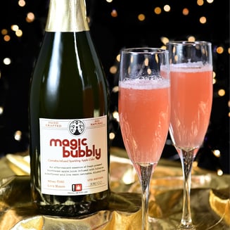 Magic Bubbly Sparkling Apple Cider - (50mg Live Resin) by Magic Number