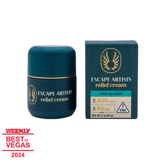 20:1 Relief Cream - Menthol [2oz] (800mg CBD/40mg THC)