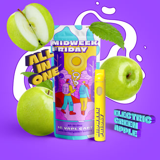 Electric Green Apple [1000mg] by Midweek Friday