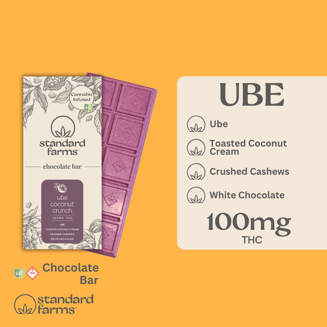 Ube Coconut Crunch [10pk] (100mg) by Standard Farms