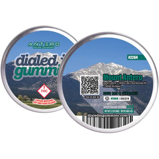 100mg - Mount Antero #2264 - Rosin Gummies (10pk) by Dialed In Gummies