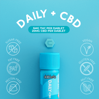 Daily Vitamin + CBD Dablet - [10pk] (50mg THC/200mg CBD) by Dablets™