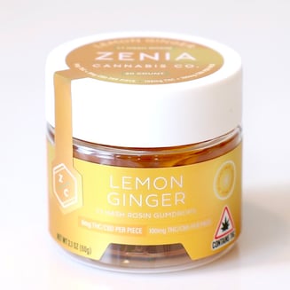 1:1 Lemon Ginger [40pk] (200mg CBD/200mg THC) by Zenia