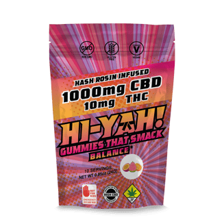 100:1 POG Gummies [10pk] (1000mg CBD/10mg THC) by HI-YAH
