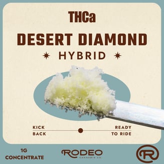 Rodeo Sun Grown Desert Diamond THCa (H) 1g Concentrate (C0070000489)