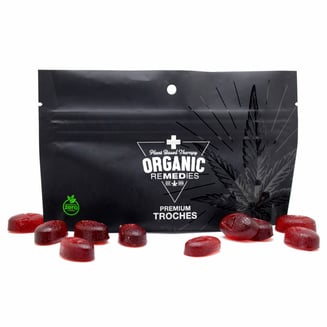 5mg THC/5mg CBG Elderberry Comfort [15pk] (75mg THC/75mg CBG total) by Organic Remedies