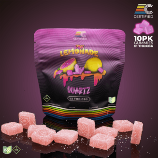 1:1 CBG Pink Lemonade Quartz Gems [10pk] (100mg) by CERTIFIED