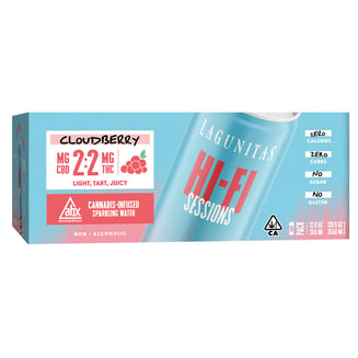 Hi-Fi Sessions - CLOUDBERRY - [10pk] (20mg CBD/20mg THC) by Lagunitas