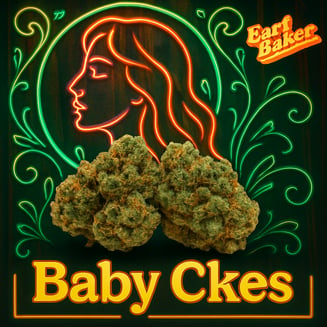 Earl Baker - Whole Flower - Baby Cakes 0133 by Earl Baker
