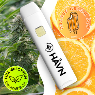 HAVN - Orange Cream Pop - 1G Full-Spectrum Disposable Vape by HÅVN Extracts