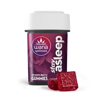 Stay Asleep - Dream Berry [10pk] (200mg CBD/100mg THC/50mg CBN/50mg CBG) by Wana