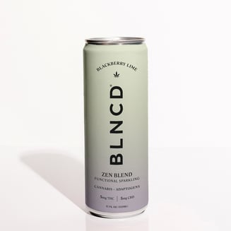 Zen Blend THC + Adaptogen Elixir [12oz] (5mg THC/5mg CBD) by BLNCD