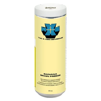 Banana Brain Freeze [355ml] (10mg CBG/10mgTHC) by XMG