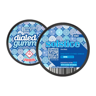 100mg - Solstice #2527 - Rosin Gummies (10pk) by Dialed In Gummies