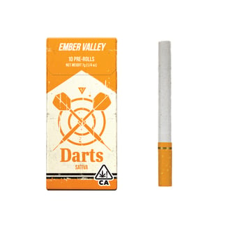 10 Pack Pre-Rolls Sativa .7G - Darts by Ember Valley