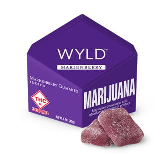 *HIGH DOSE* Marionberry Indica Enhanced Gummies | 300mg by WYLD