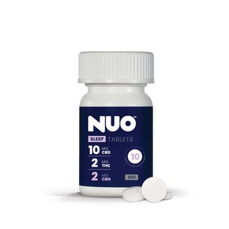 NUO | Tablet | Sleep 10:2:2 (100 mg CBD : 20 mg THC : 20 mg CBN) | 10 ct by Nuo