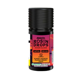 100mg - Sunset Squeeze #506 - Rosin Drops by Dialed In Gummies