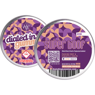 100mg - Super Boof - Rosin Gummies (10pk) by Dialed In Gummies