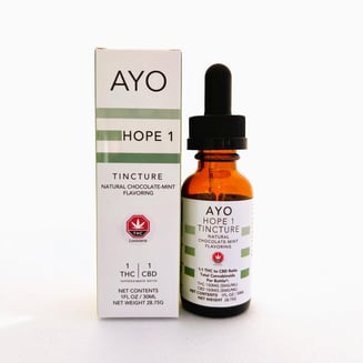 1:1 Hope 1 - Chocolate Mint [30ml] (150mg THC/150mg CBD) by AYO