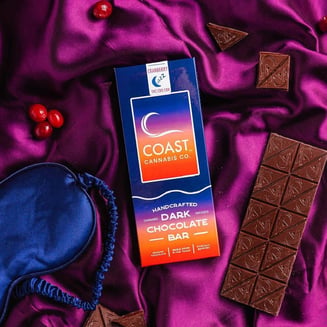 SLEEP I Dark Chocolate Cranberry I 5:5:5 CBN:CBD:THC by Coast Cannabis Co™