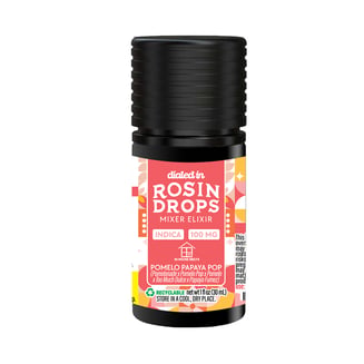 100mg - Pomelo Papaya Pop #507 - Rosin Drops by Dialed In Gummies