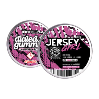 100mg - Jersey Girl - Rosin Gummies (10pk) by Dialed In Gummies