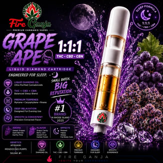 :1:1 THC:CBD:CBN Sleep Grape Ape