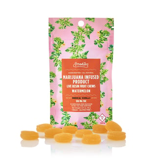 Watermelon - Indica [10pk] (100mg) by Smokiez
