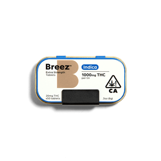 Breez — Extra Strength Indica Tablets [50pk] (1000mg)