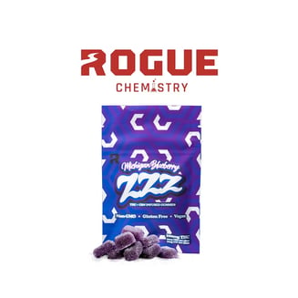 1:1 Michigan Blueberry ZZZ [10pk] (100mg THC/100mg CBN) by Rogue Chemistry