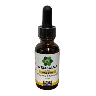 1:1 Balanced - Natural [30ml] (300mg CBD/300mg THC) by Wellcana