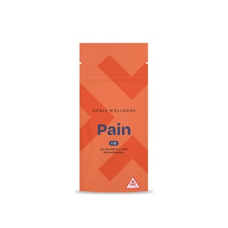 Pain Soothing Lemon Lime CBG:CBD:THC All-In-One Vape [1g] by Curio Wellness