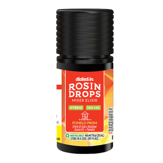 100mg - Pomelo Prism - Rosin Drops by Dialed In Gummies