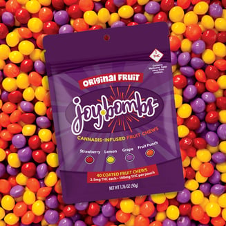 Joy Bombs Original Fruit - 100mg THC (40 pk / 2.5mg ea)