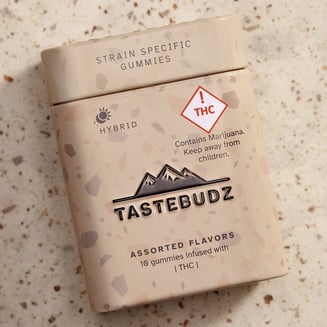 Assorted Flavors Rosin Gummies - White Widow x Black Maple | THC | (100mg) by TasteBudz